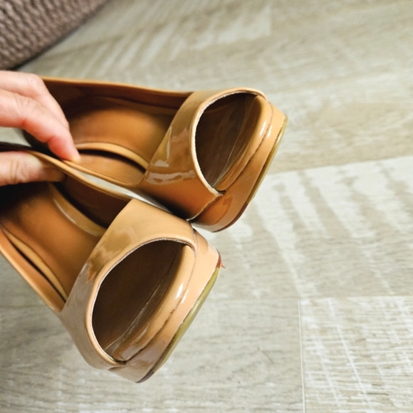 Rachel Roy Peep Toe Patent Leather Pumps - Picture 8 of 16